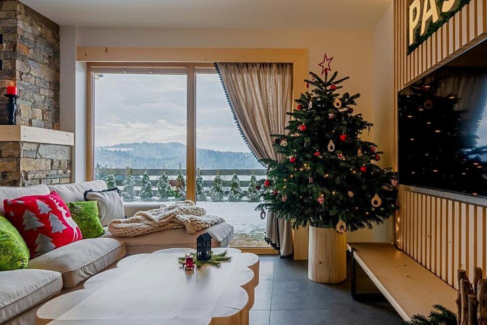 Eco Dom Z Sauna- Pasja II View,Lake & Ski Villa Kluszkowce Dış mekan fotoğraf