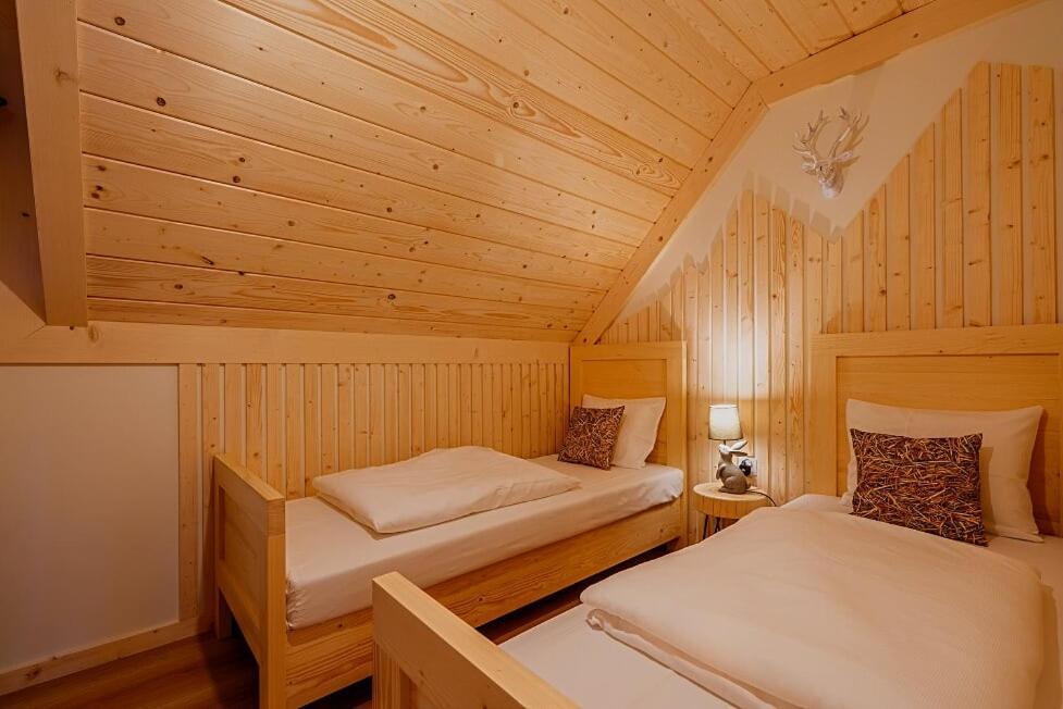 Eco Dom Z Sauna- Pasja II View,Lake & Ski Villa Kluszkowce Dış mekan fotoğraf