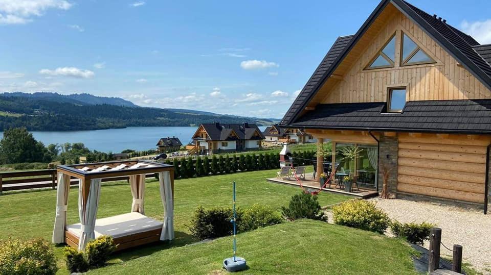 Eco Dom Z Sauna- Pasja II View,Lake & Ski Villa Kluszkowce Dış mekan fotoğraf